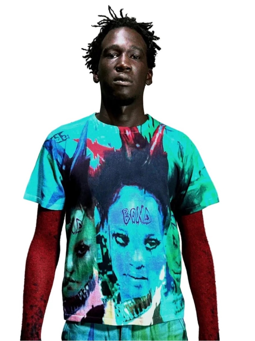 BOND RIHANA CYBERY KNIT T-SHIRT